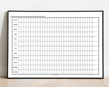 DayByLife Perpetual Year Calendar
